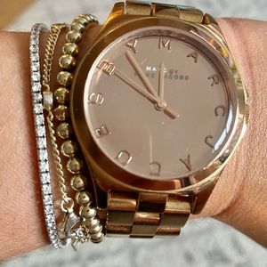 Marc by Marc Jacobs rose gold watch (needs new battery!)